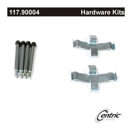 Centric Disc Brake Hardware Kit, Parts 117.90004